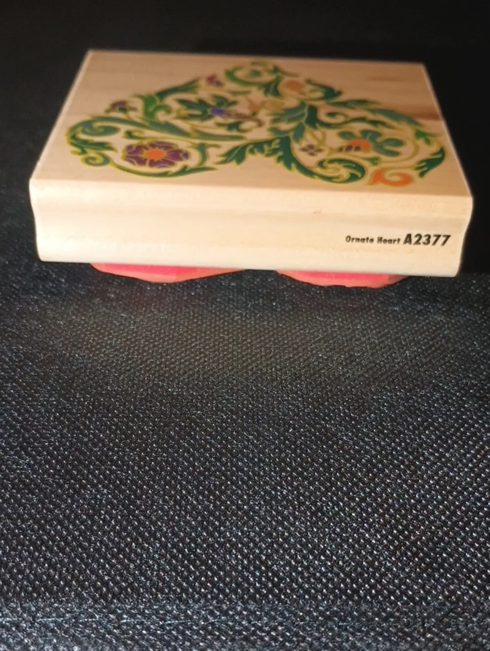Ornate Heart stamp By Rubber Stampede